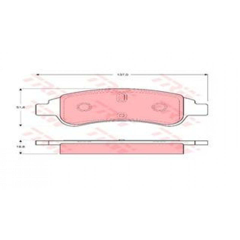 	 ÖN BALATA P206-P207-P307-PART-BERL-301 ELYAS-C2-C3-C4-XSARA 03=>ARKA DİSK DUCATO-BOXER 07=>227-185